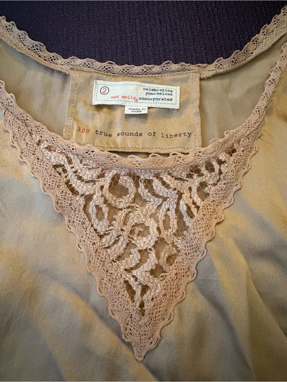 odd molly Uncorporated Lace-Trim Women's Camisole in pink
